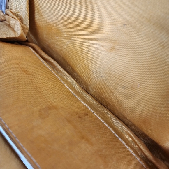 Vintage 50s/60s Black Patent Rectangle Clutch Purse - Picture 14 of 16